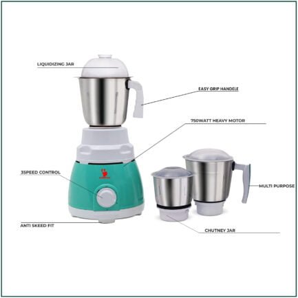 PRIME 750W. 3JAR MIXER GRINDER - Image 2